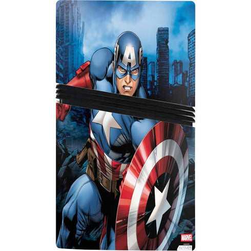 Marvel Captain America Portrait PS5 Pro Bundle Skin
